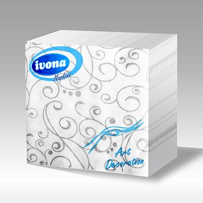 Салфетки Ivona Art Decoration Сребро 33x33