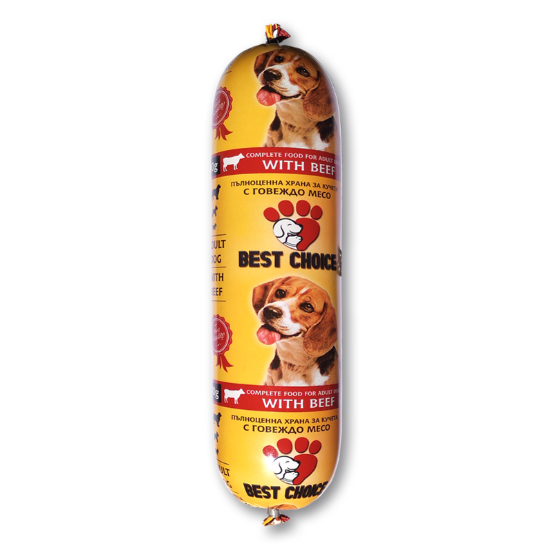 Храна за кучета с говеждо Best Choice 900 гр