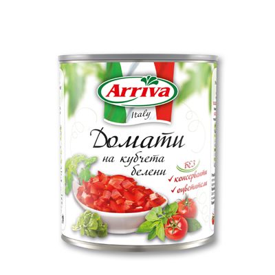 Tomatoes peeled chopped Arriva 800 g