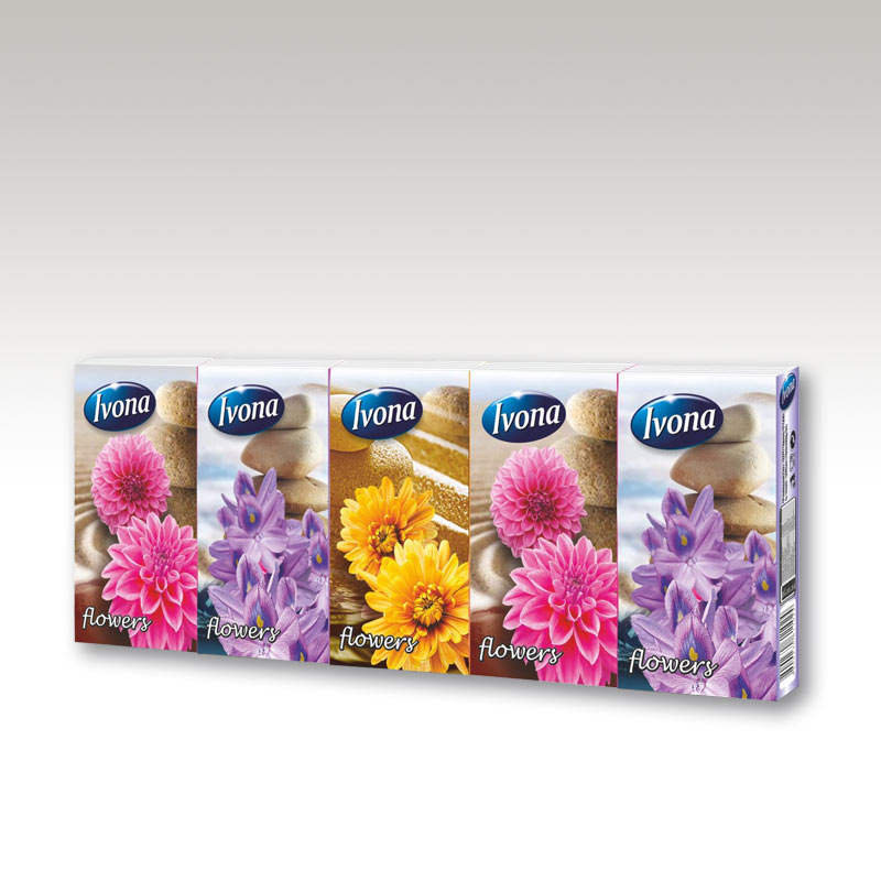 Носни кърпи Ivova Цветя