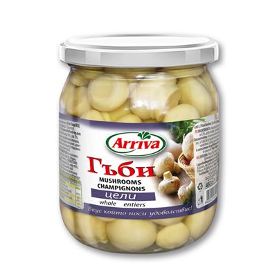 Mushrooms Arriva 480 g – whole