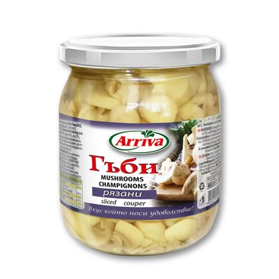 Mushrooms Arriva 480 g - sliced