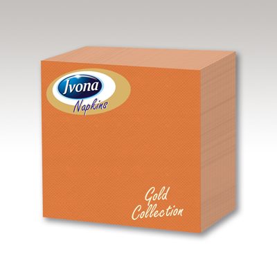 Салфетки Ivona Gold Оранжеви 33x33