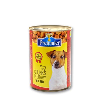 Храна за кучета с говеждо в сос Pretender 415 гр