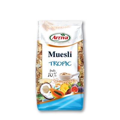 Мюсли Тропик 20 процента плодове 375 гр