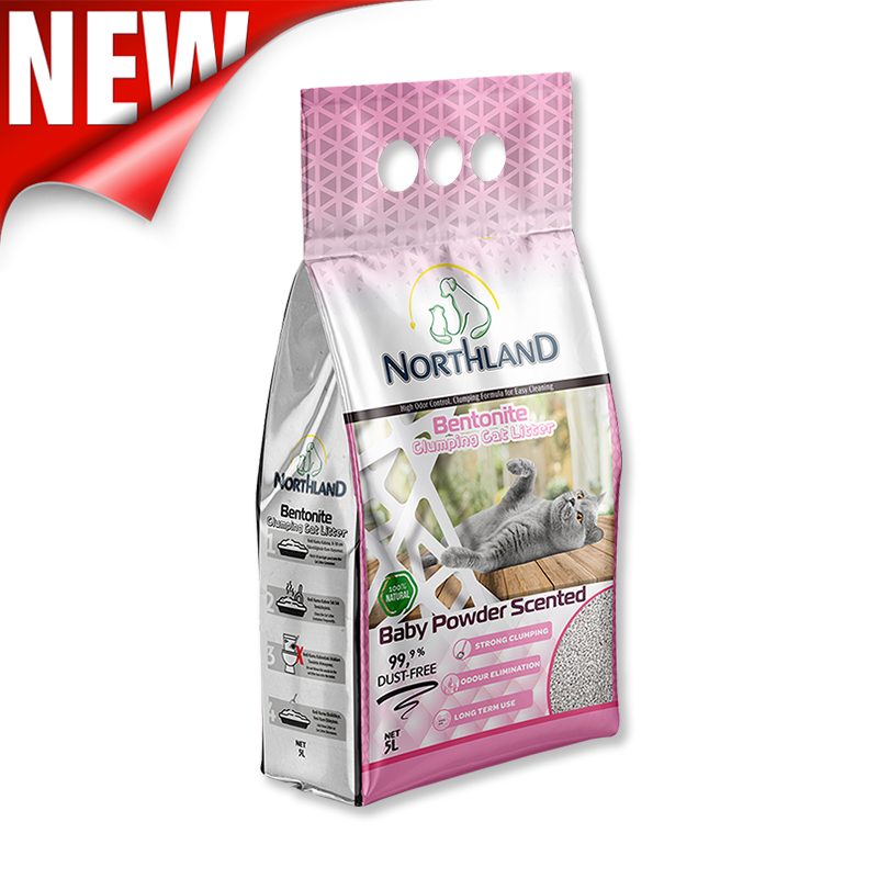 Котешка тоалетна с аромат на бебешка пудра