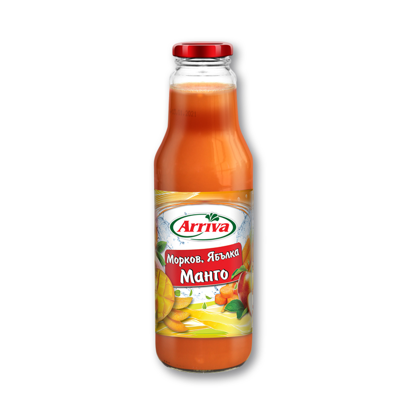 Carrot, Apple and Mango Juice Arriva 750 ml