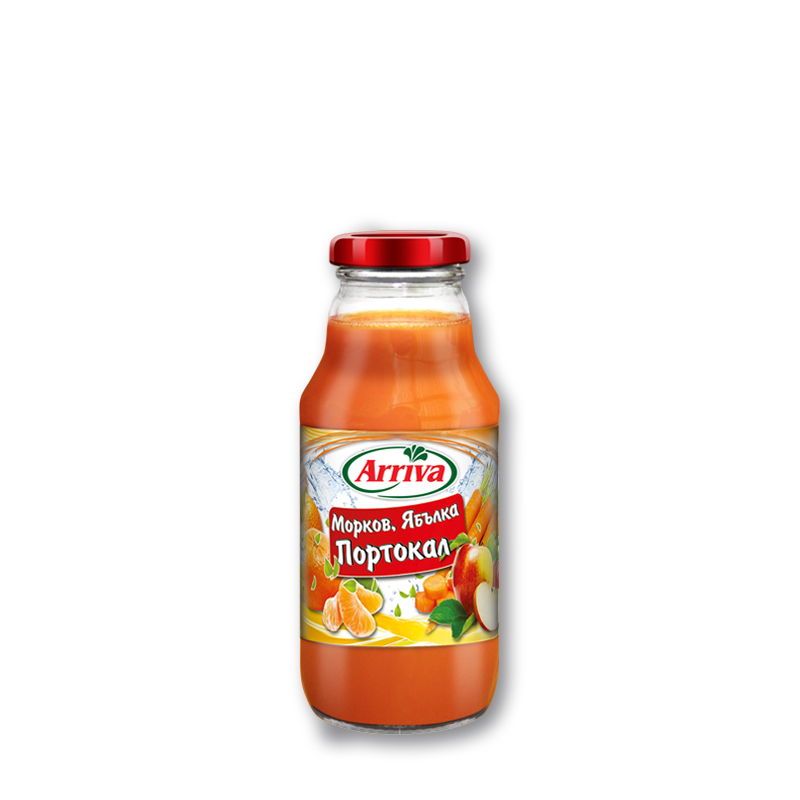 Carrot, Apple and Orange Juice Arriva 330 ml