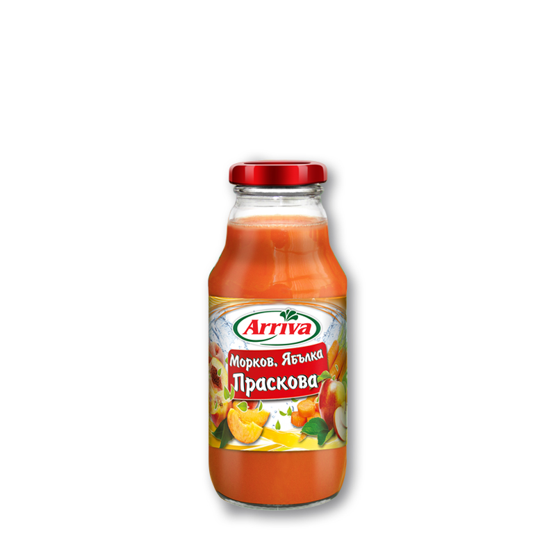 Carrot, Apple and Рeach Juice Arriva 330 ml