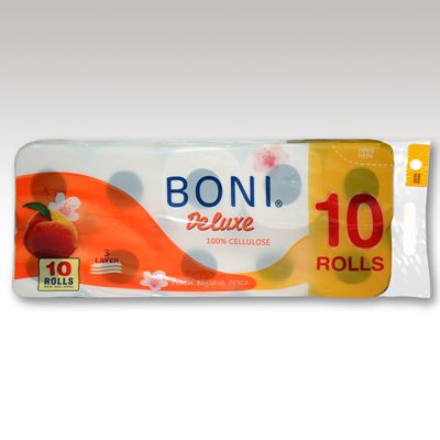 Тоалетна хартия BONI Deluxe Peach 10