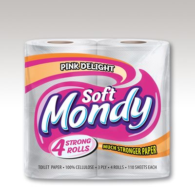 Тоалетна хартия MONDY PINK 4