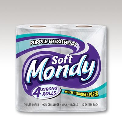 Тоалетна хартия MONDY PURPLE 4